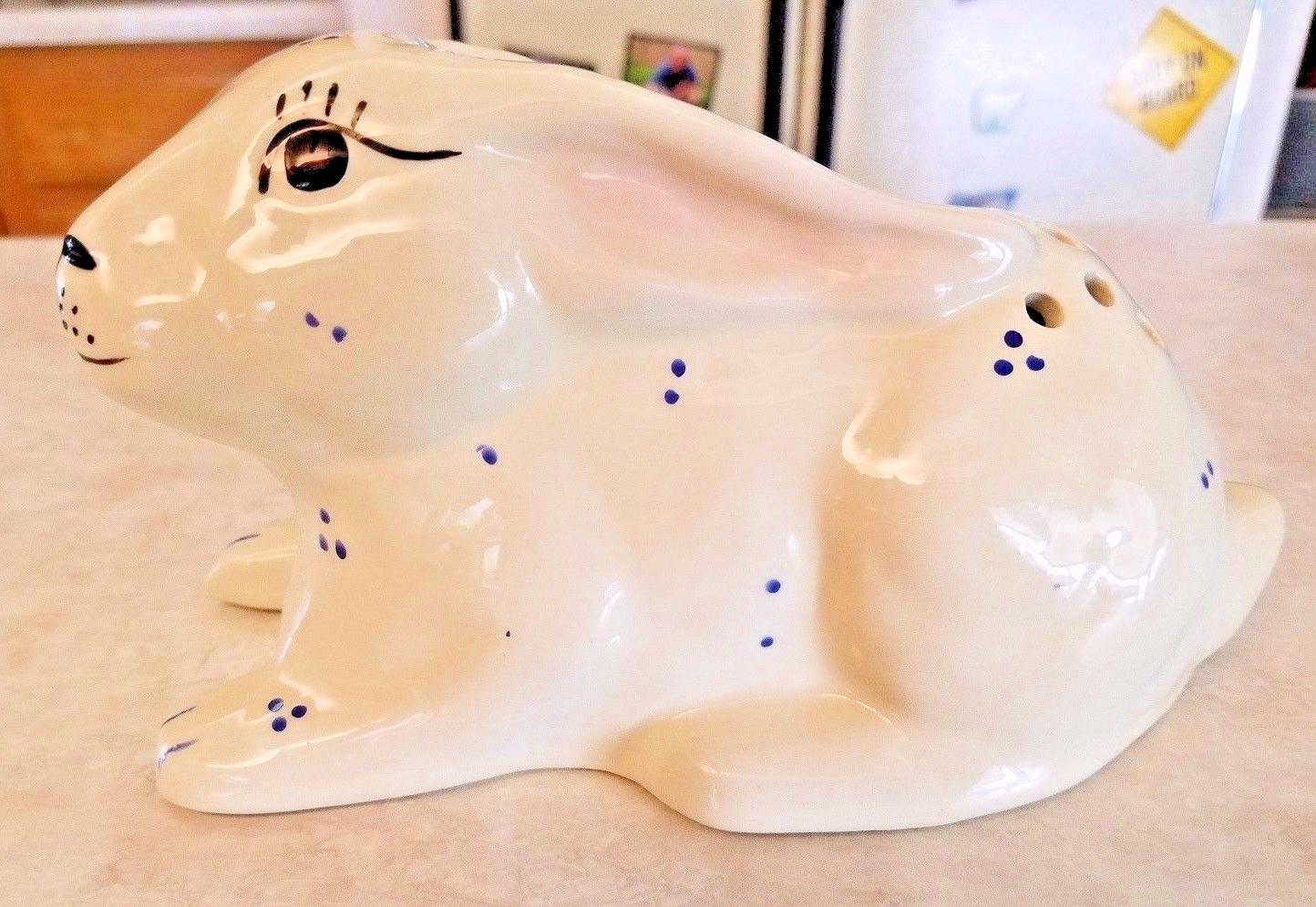 Pottery By Levine Rabbit Bunny Figurine Vintage Potpourri Holder Richmond CA