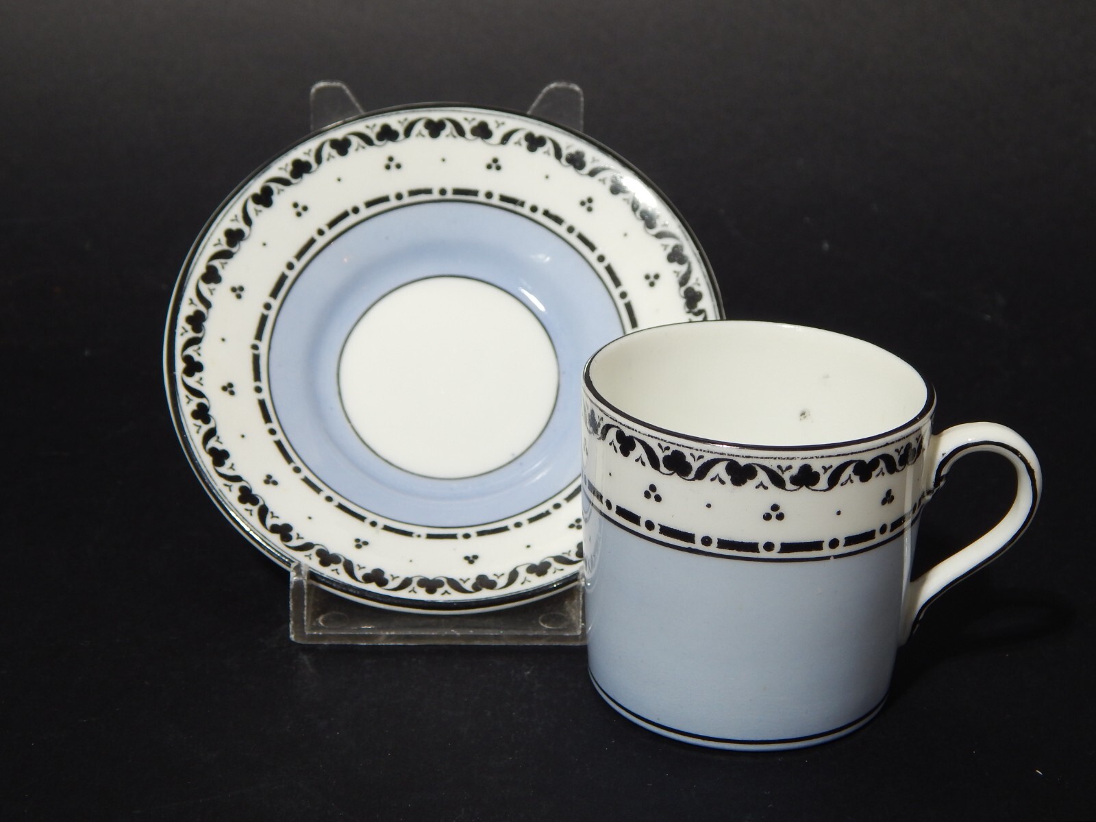 Rare Antique Edwardian Period English Fine Porcelain Crescent Cup
