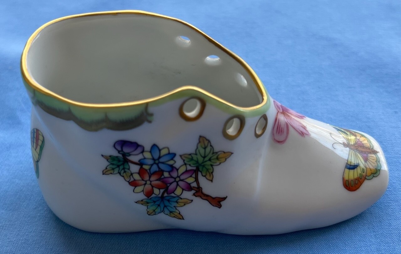 Herend Queen Victoria Figural Shoe Mint!
