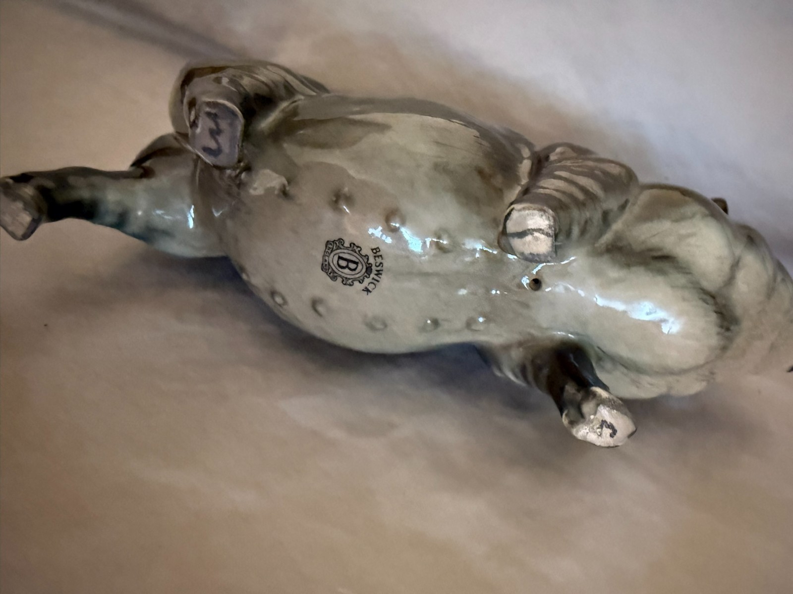 Beswick Gloucester PIG BOAR English Porcelain Figurine