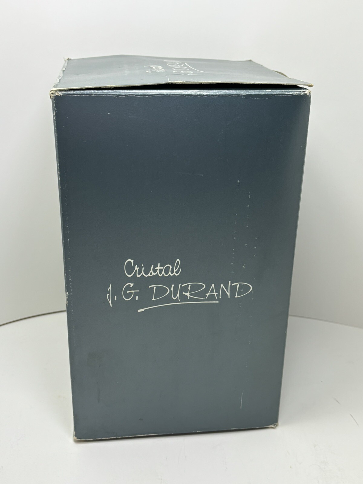 J.G.Durand Cristal d’Arques Lead Crystal Vase 9.5″ -France – In BOX