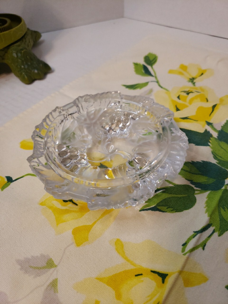 Irving W. Rice & Co. (Irice) Imperial Glass Art Nouveau Box Candy Dish Mcm