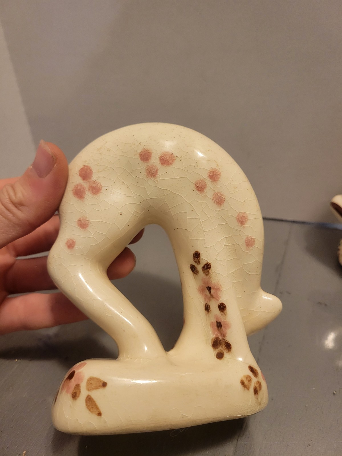 Vintage Mid Century Rio Hondo California Pottery Deer Fawn Figurines 2 Lot