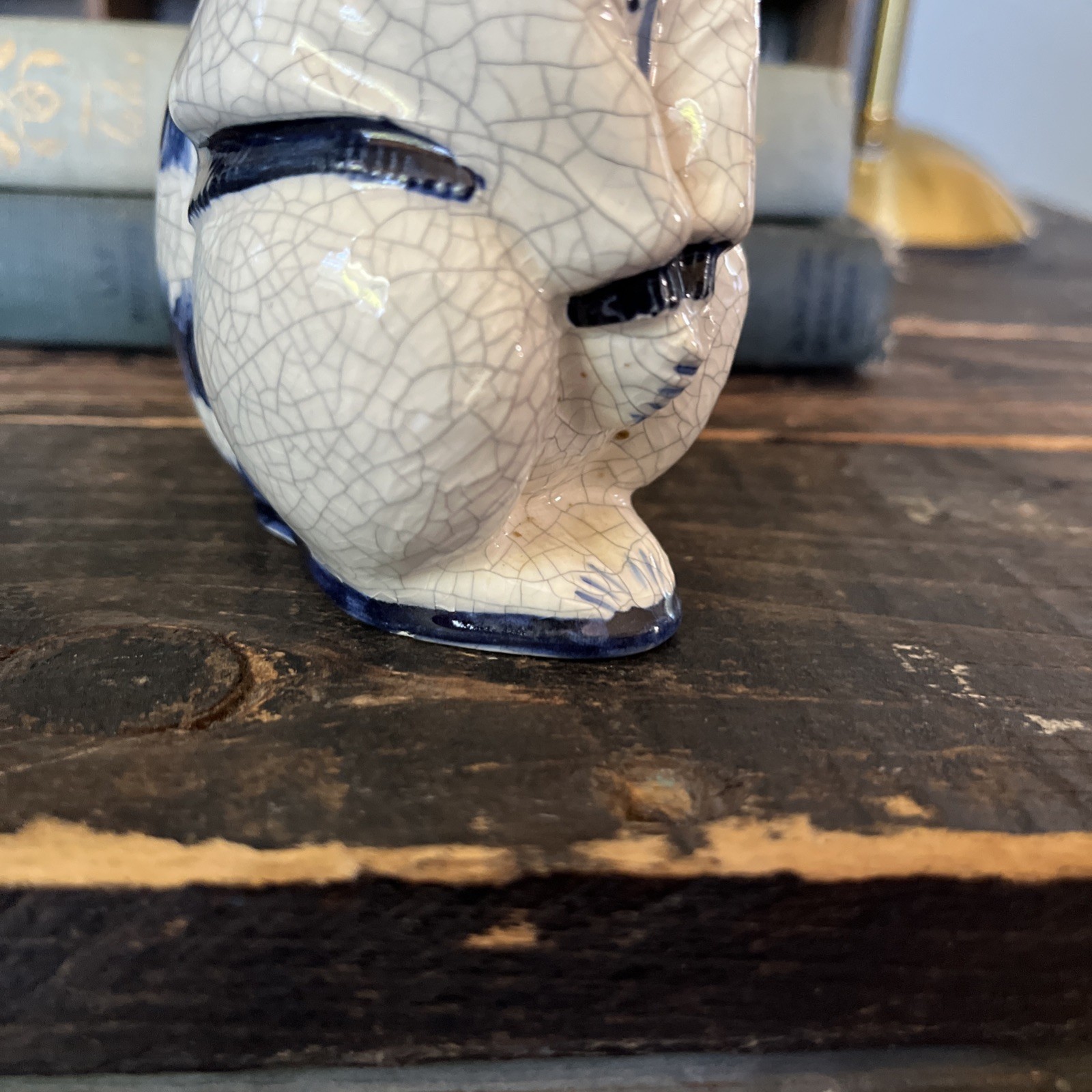 The Potting Shed Dedham Pottery Reproduction Raccoon Figurine Signed Vtg