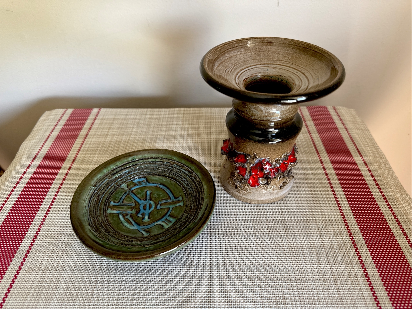 Fat Lava Hand Made Glit Lava Ceramics Candleholder Candle Holder lceland