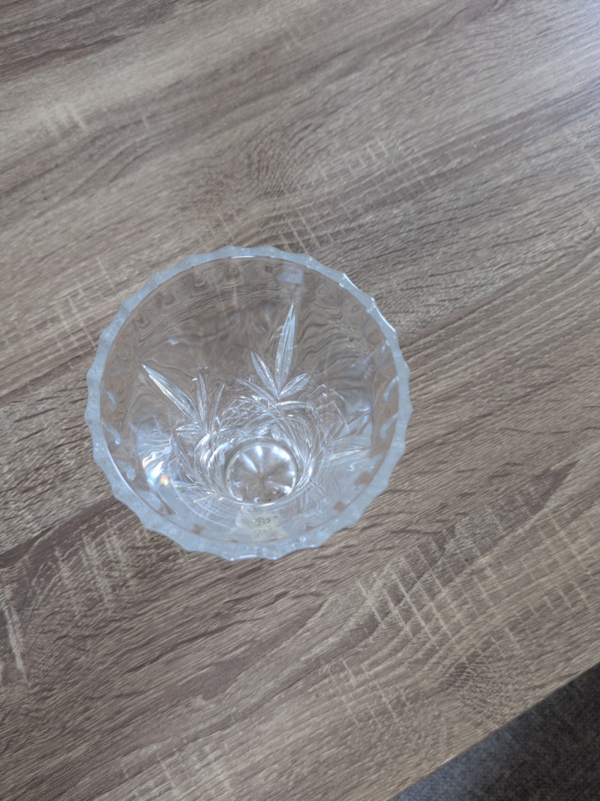 Vintage Cristal d’Arques Masquerade Lead Crystal Flower Vase 7″
