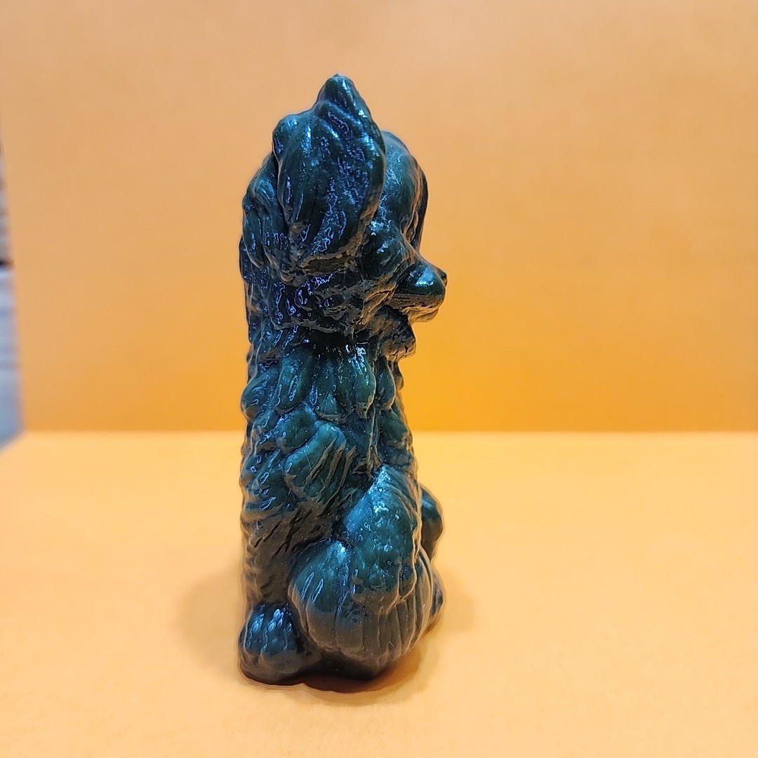 Boyd Art Glass Skippy The Dog In English Yew