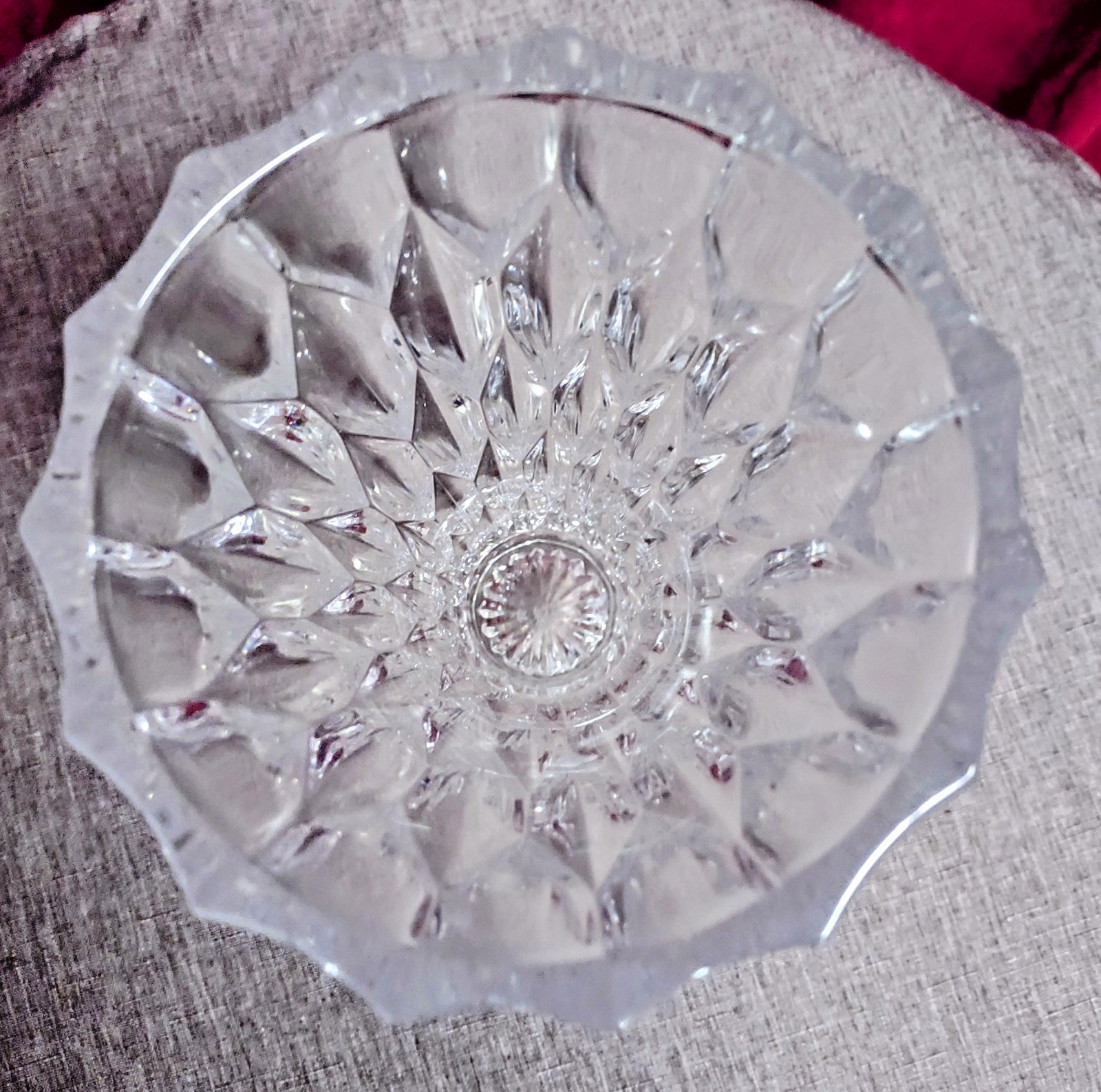 7.25″ Flared Vase – German 24% Lead Crystal -Seebachhutte Bleikristall-FREE S&H!