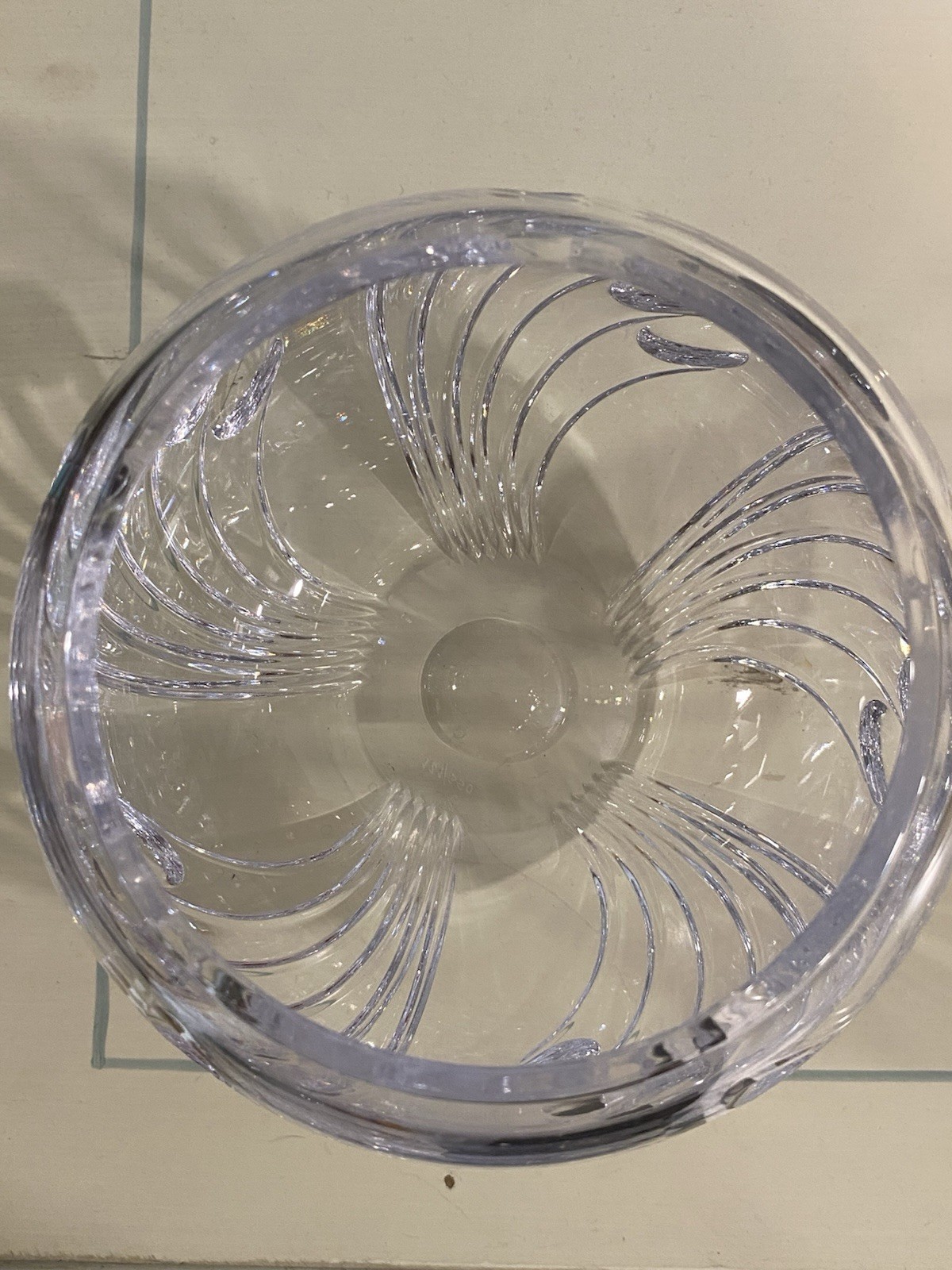 Limited Edition, Vintage Atlantis Lead Crystal Bowl Handblown Portugal 121/350