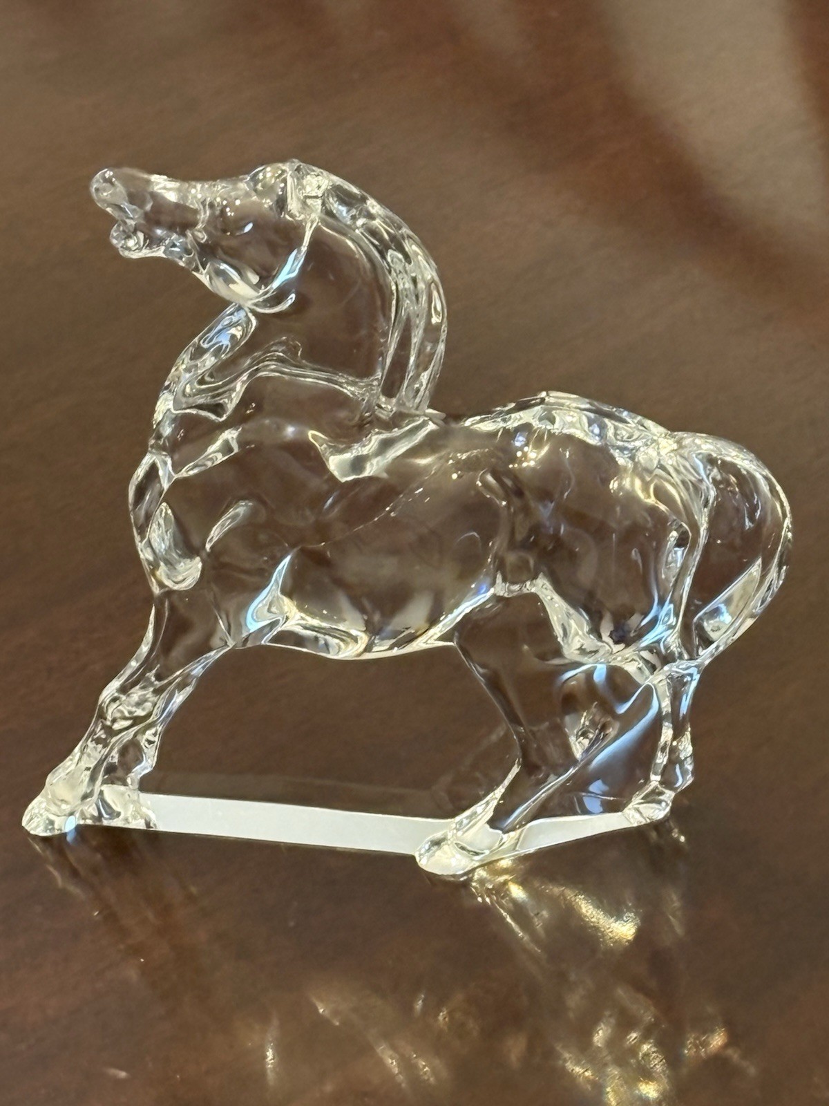 Hoya Crystal Horse Figure 6”