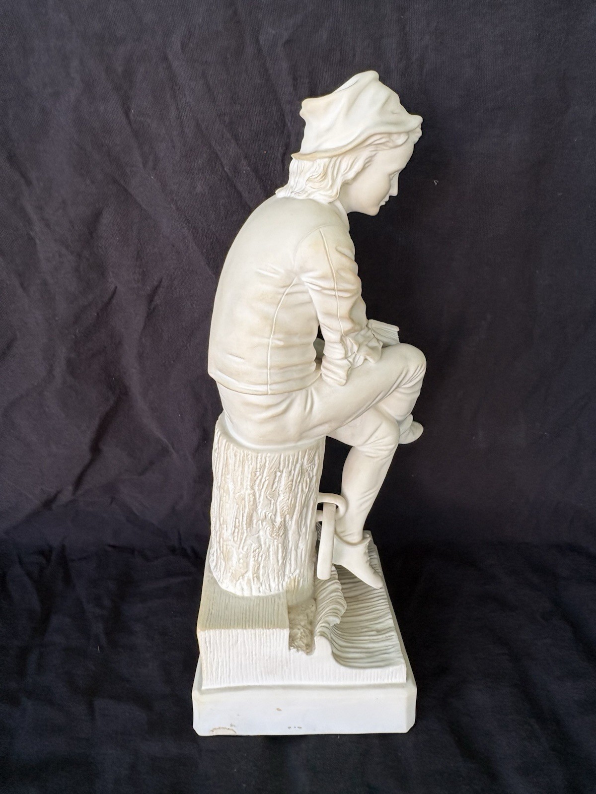 Young Columbus Parian Figure