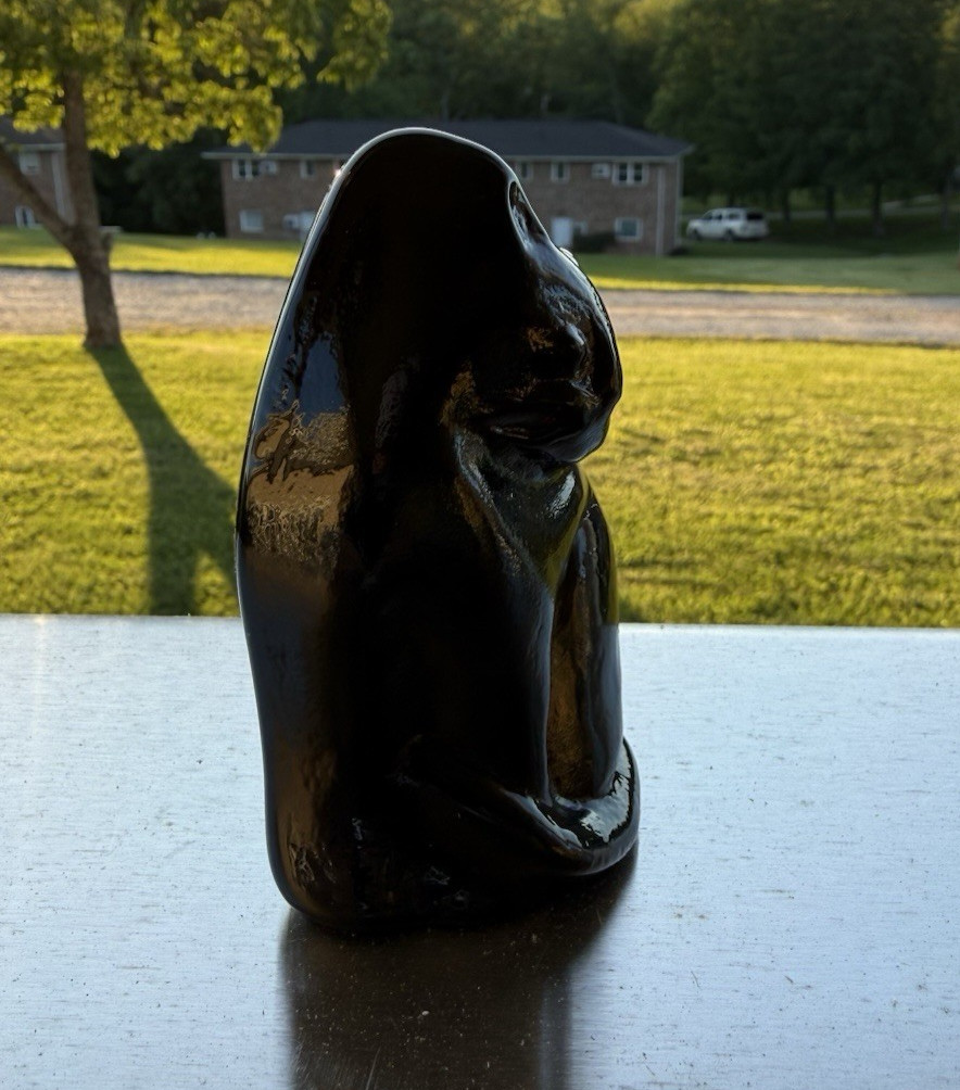 Blenko Glass Cat Figurine – Fig