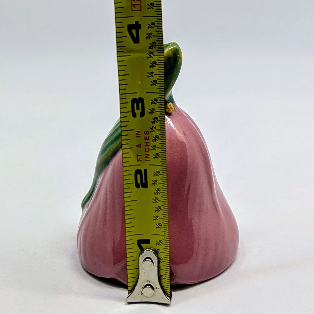 Vintage Rosemeade Pottery Pink Floral Flower Tulip Bell Cottage Core