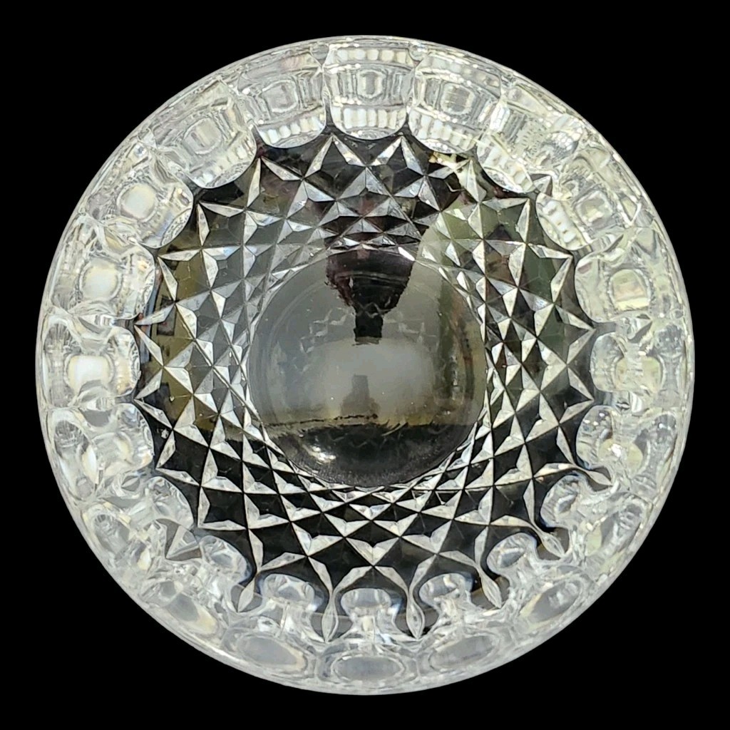 Vintage Waterford Ireland Crystal “Colleen” Design 5″ Round Ashtray Marked EC