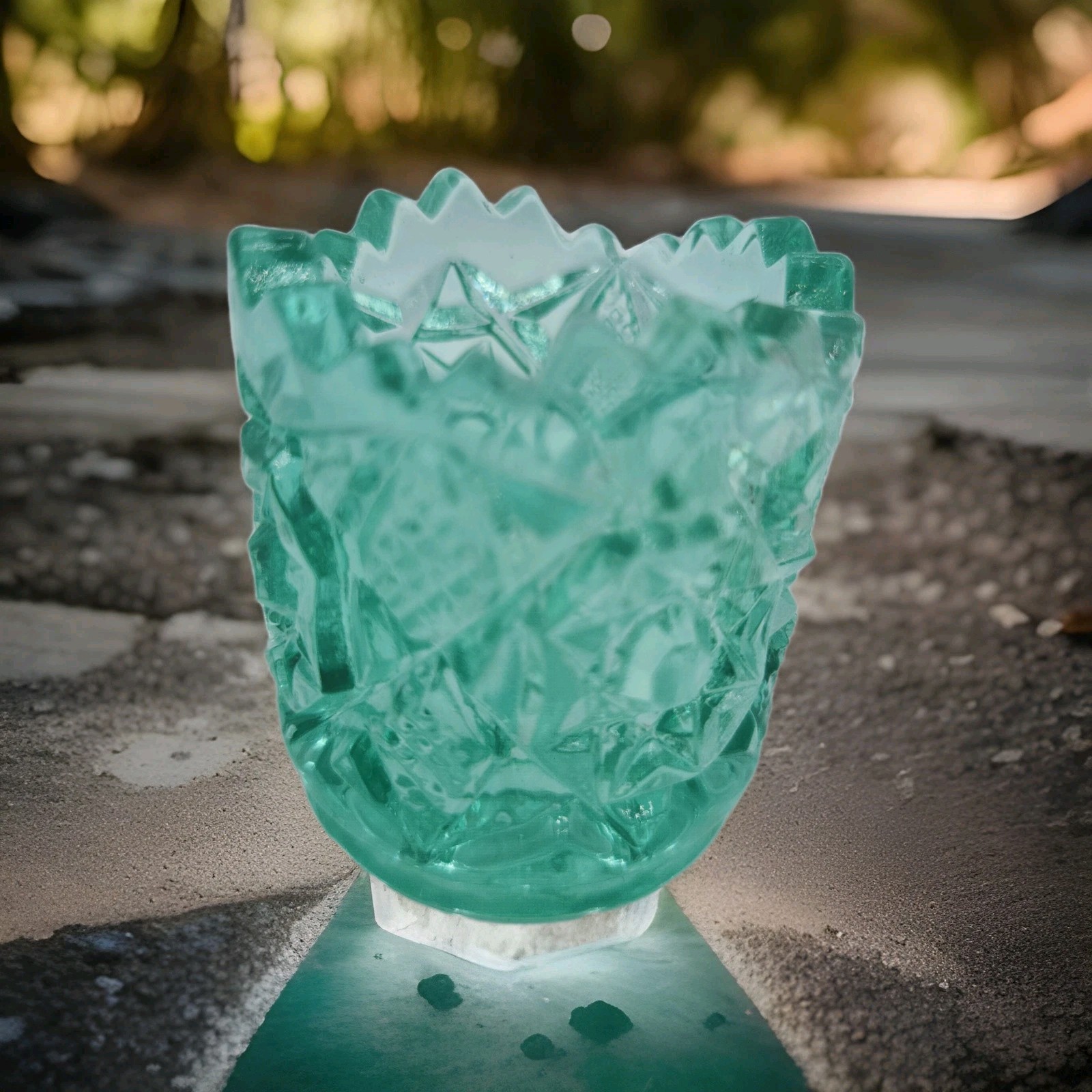 Original Boyd Mould Wilkerson Glass Heavy Toothpick Holder