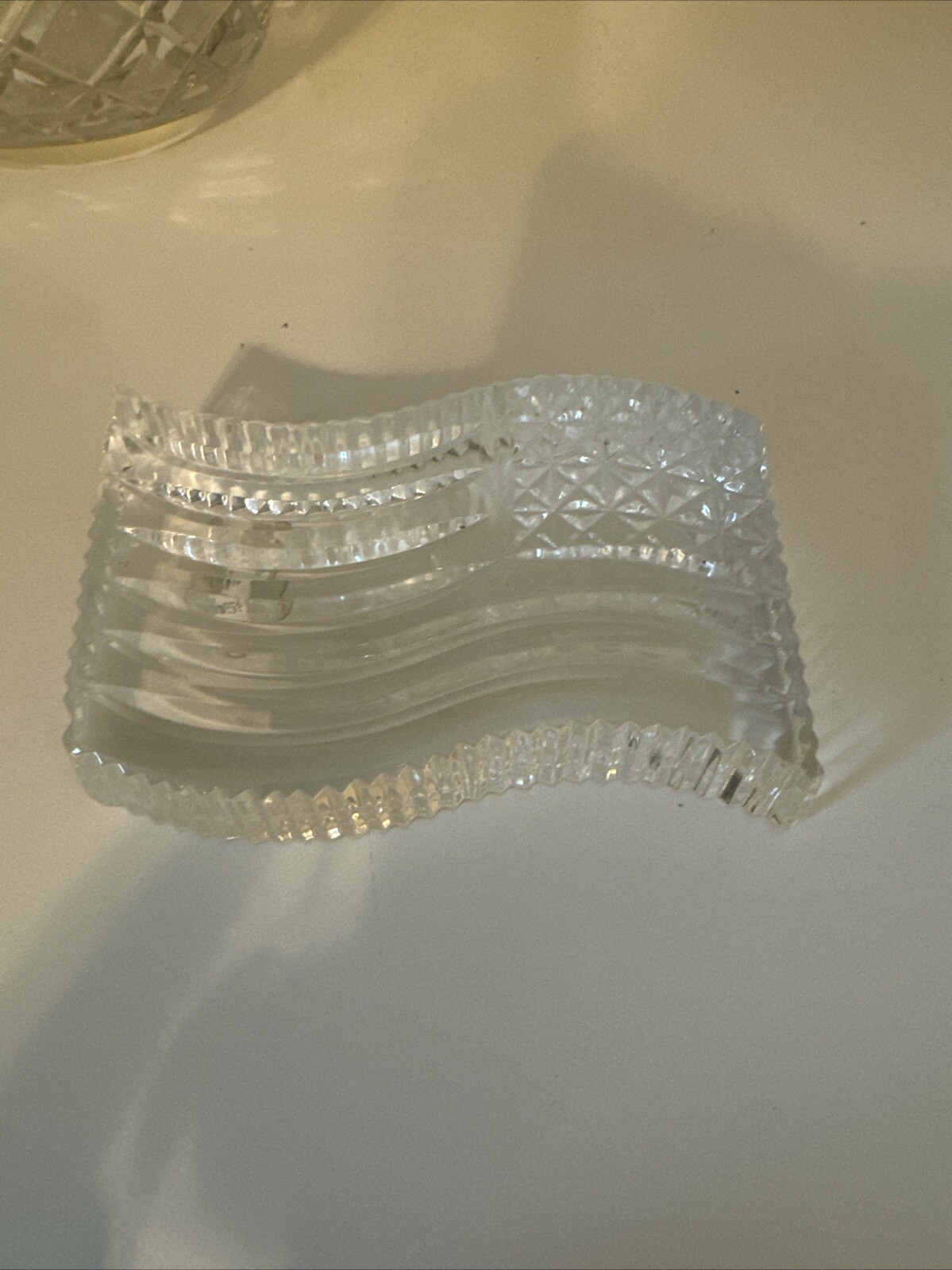 Waterford American Flag Paperweight, With Tag