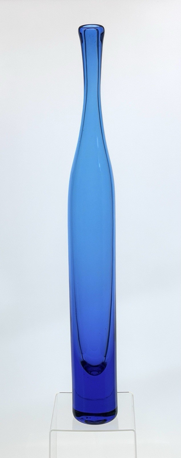 Blenko Handmade Glass 6427 Swung Vase in Turquoise Joel Myers Design