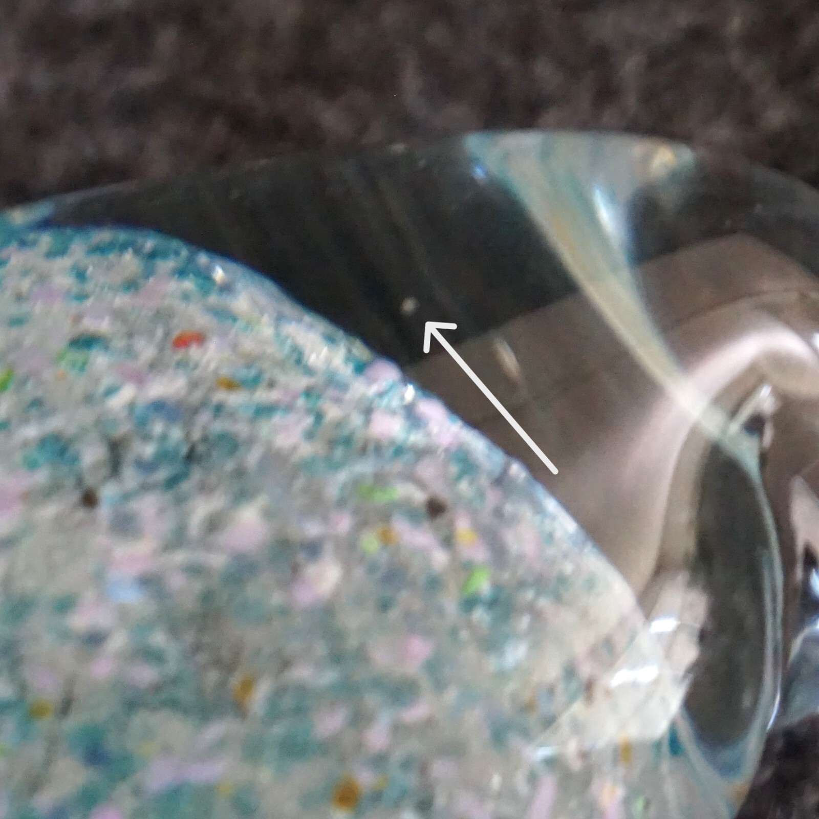 Randsfjord Art Glass Bird Paperweight Figurine Norway Handblown ** READ