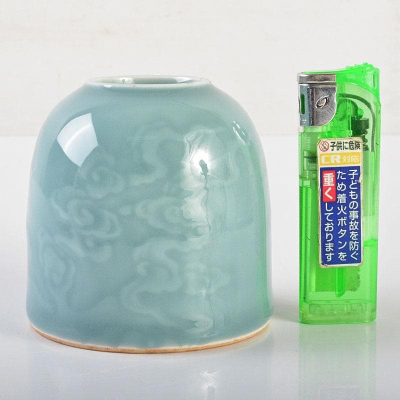Longquan Ware Qing Dynasty Qianlong Mark Celadon Water Pot Jar