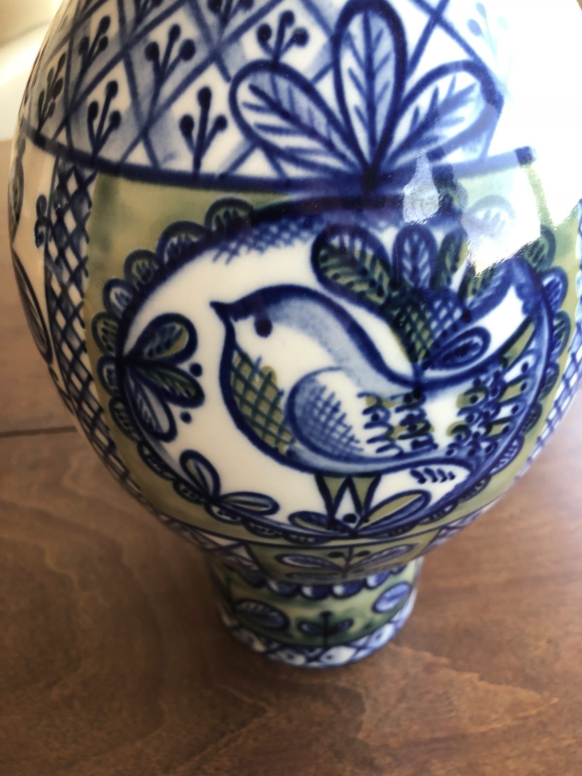 Vintage Gorodetsky Lomonosov Porcelain Vase Extra Large Porcelain