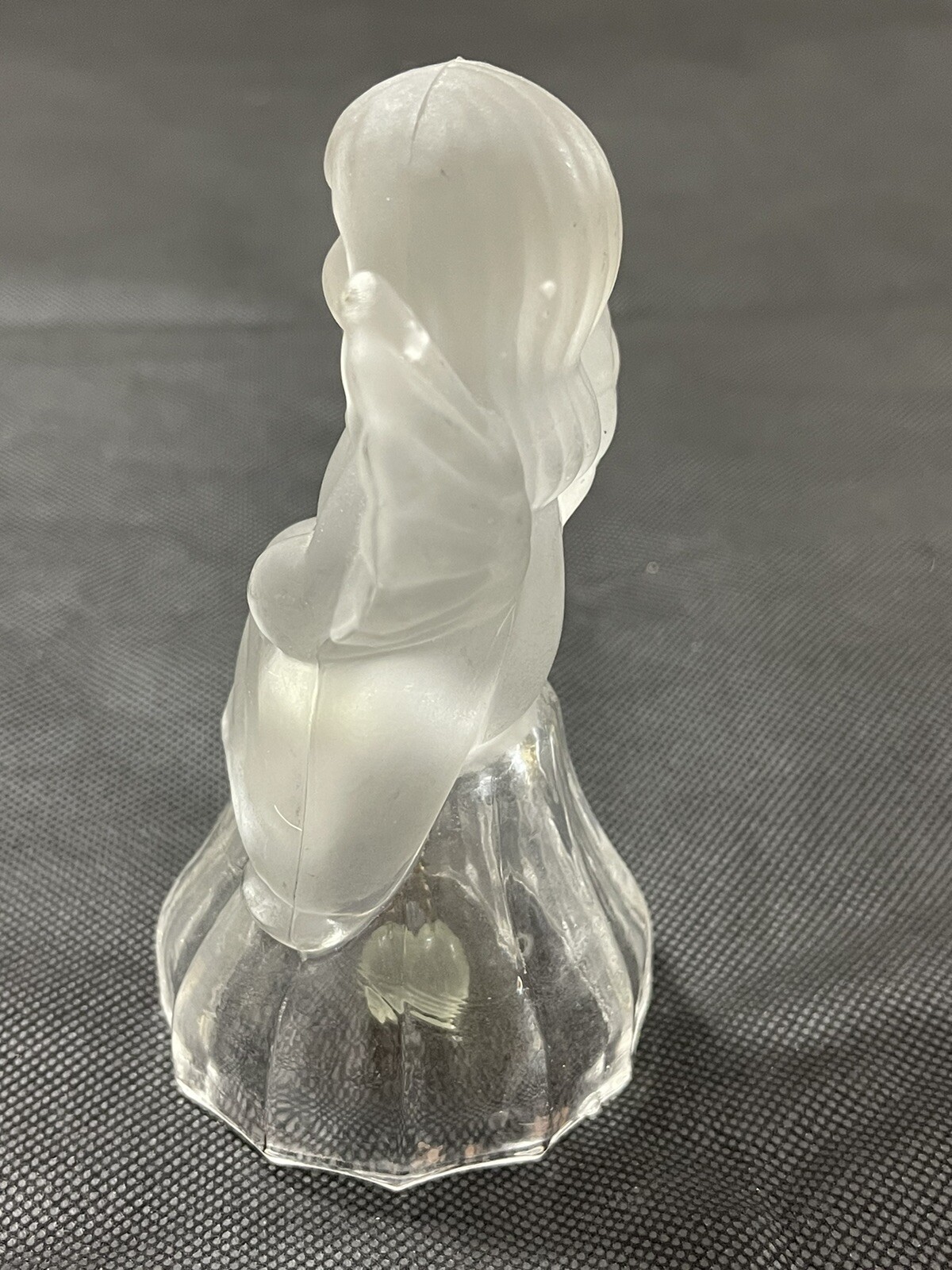 Vintage Combo Clear Glass Angles Sculptures Approx 4″ L X 4″ W