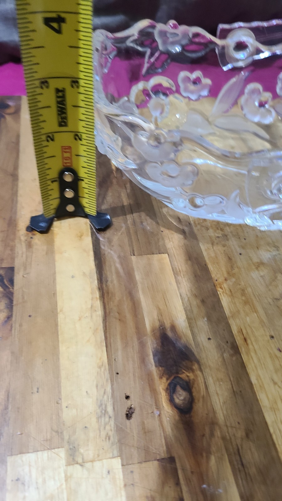 Vintage Garden Terrace Crystal Handled Basket
