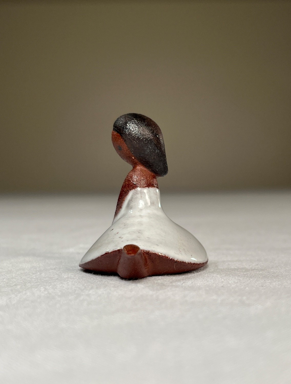 Vintage Edith of Danmark Pottery Terracotta Clay Redware Ballerina Figurines