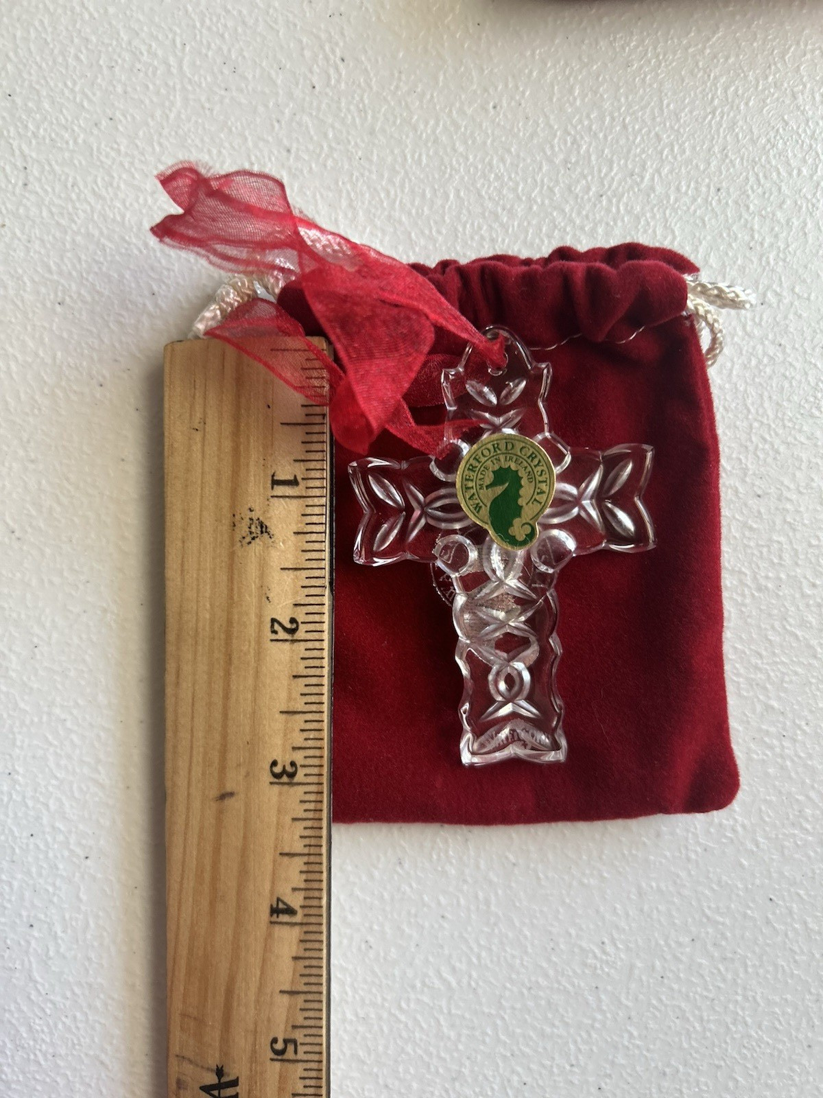 Waterford Crystal Celtic Traditions Cross Ornament Marshall Fields Exclusive Gif