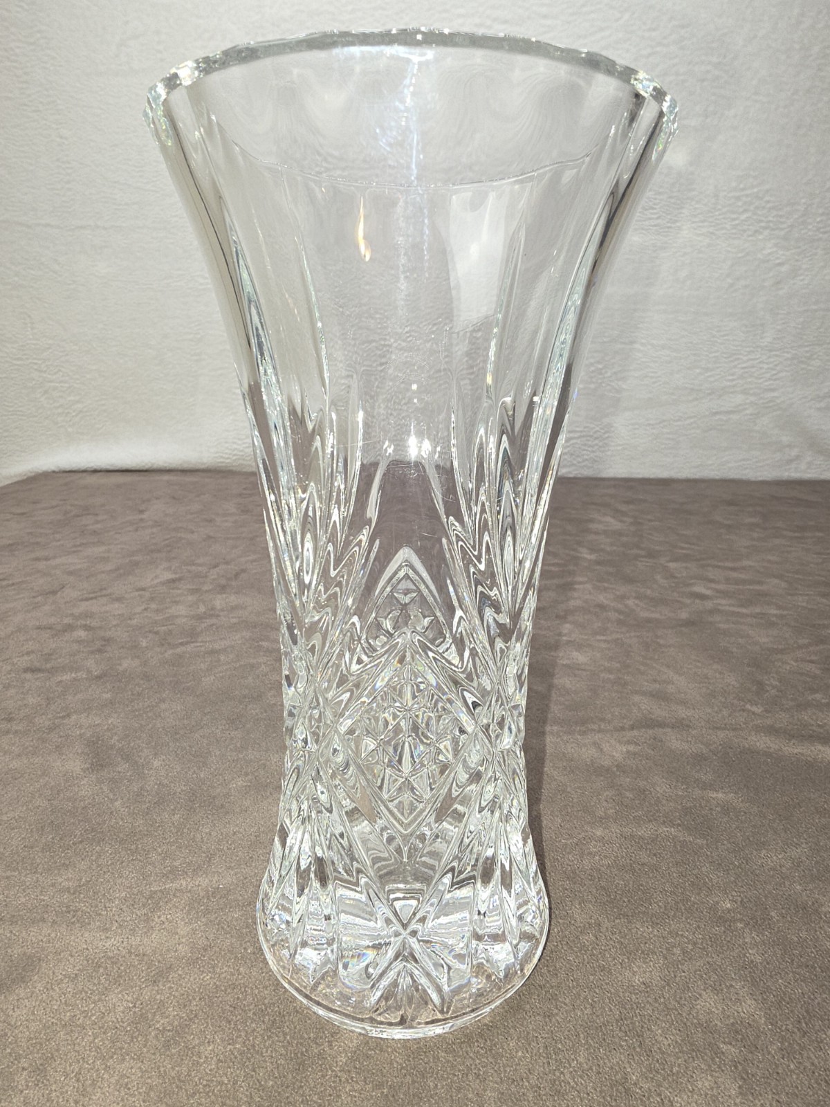 Vtg Cristal D’Arques-Durand Masquerade Diamond Cut 24% Lead Crystal From France