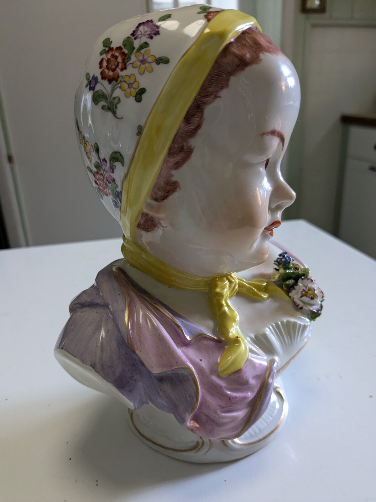 Royal Vienna Portrait Bust Blue Beehive Mark and Year 1808