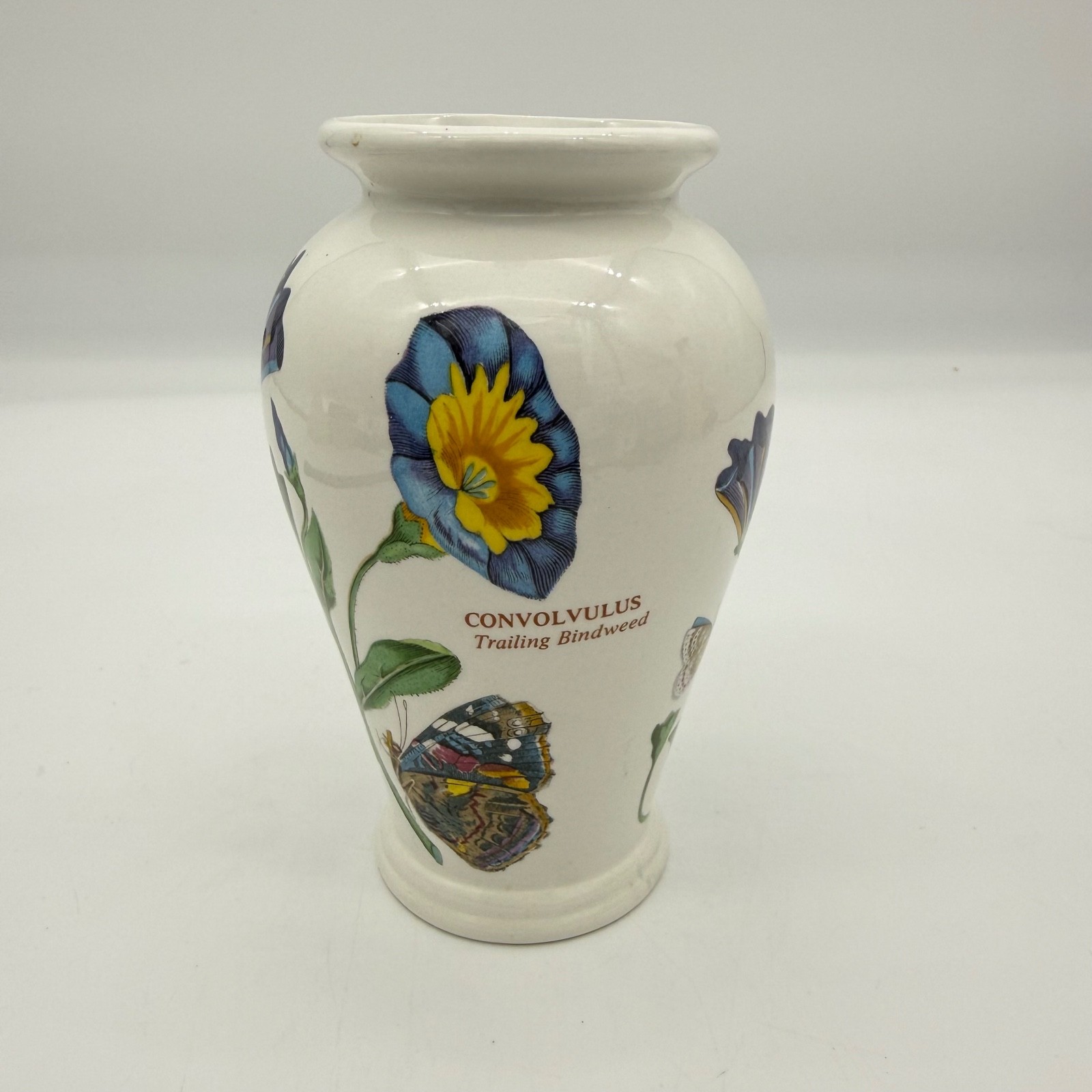 Portmeirion Botanic Garden Vase Convolvulus Trailing Bindweed 5.25″ VTG England