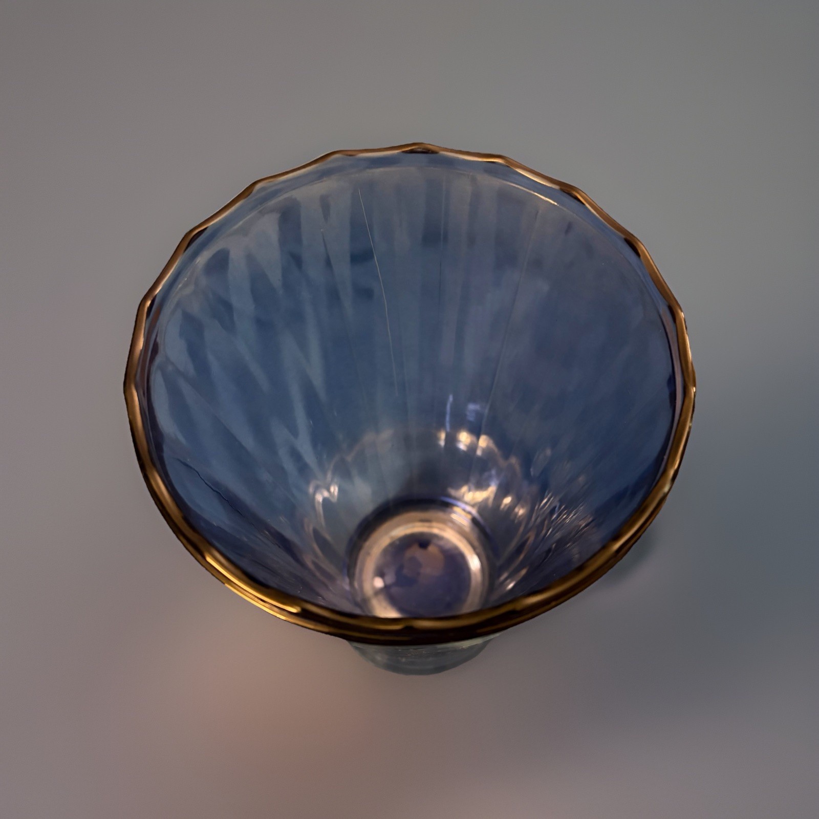 Rare USA Prototype of $400 Estelle Cobalt Blue SUNDAY Vase Vintage 9.75” 10 Cups
