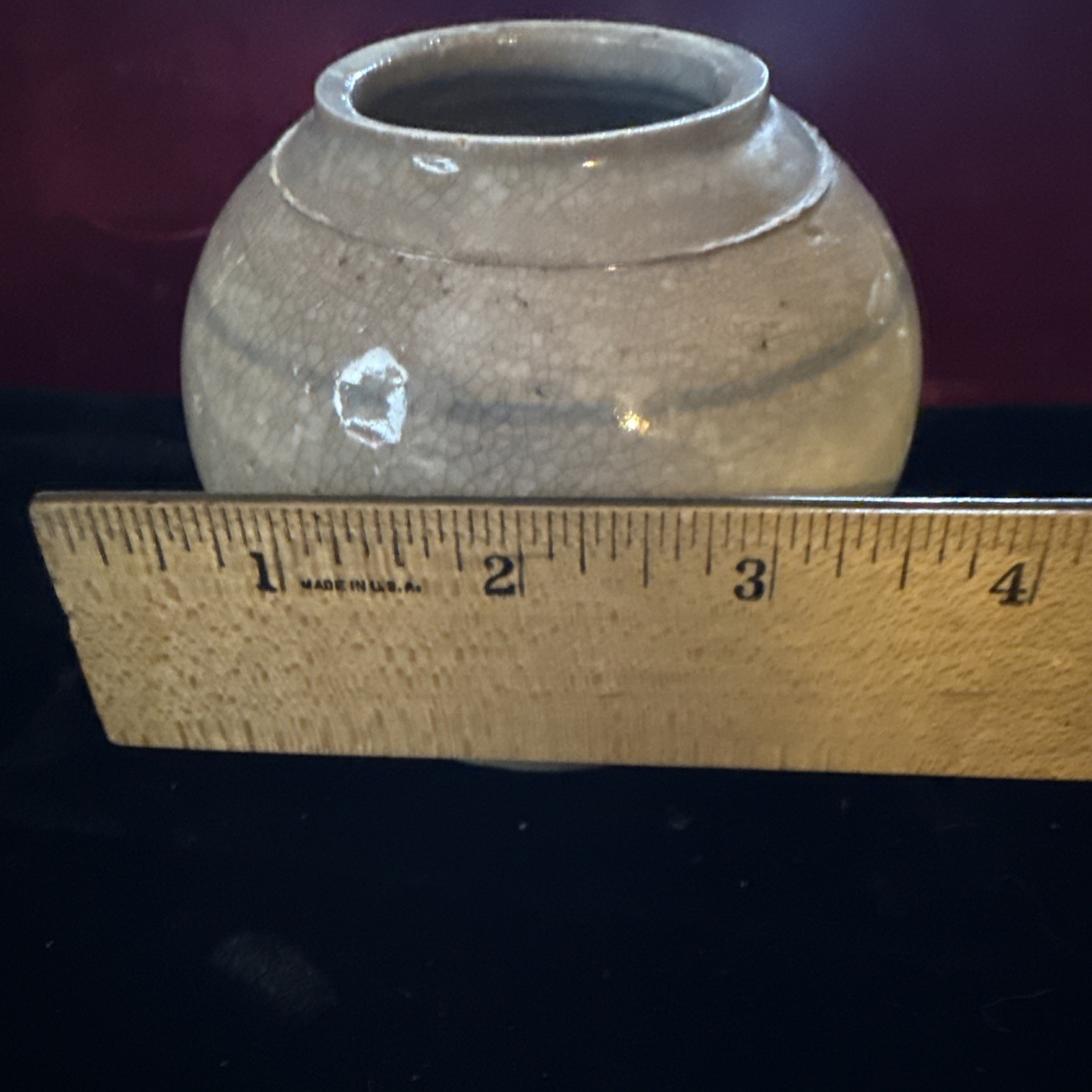 Vintage Stoneware Studio Pottery Bud Vase – Unsigned – Japan – Mid 20th Century