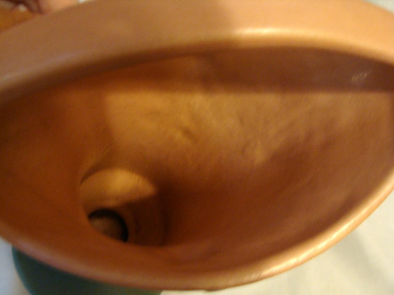 ANTIQUE~MINT~ ROSEVILLE COLUMBINE Large Basket Vase Pink Signed 367-10 ART DECO