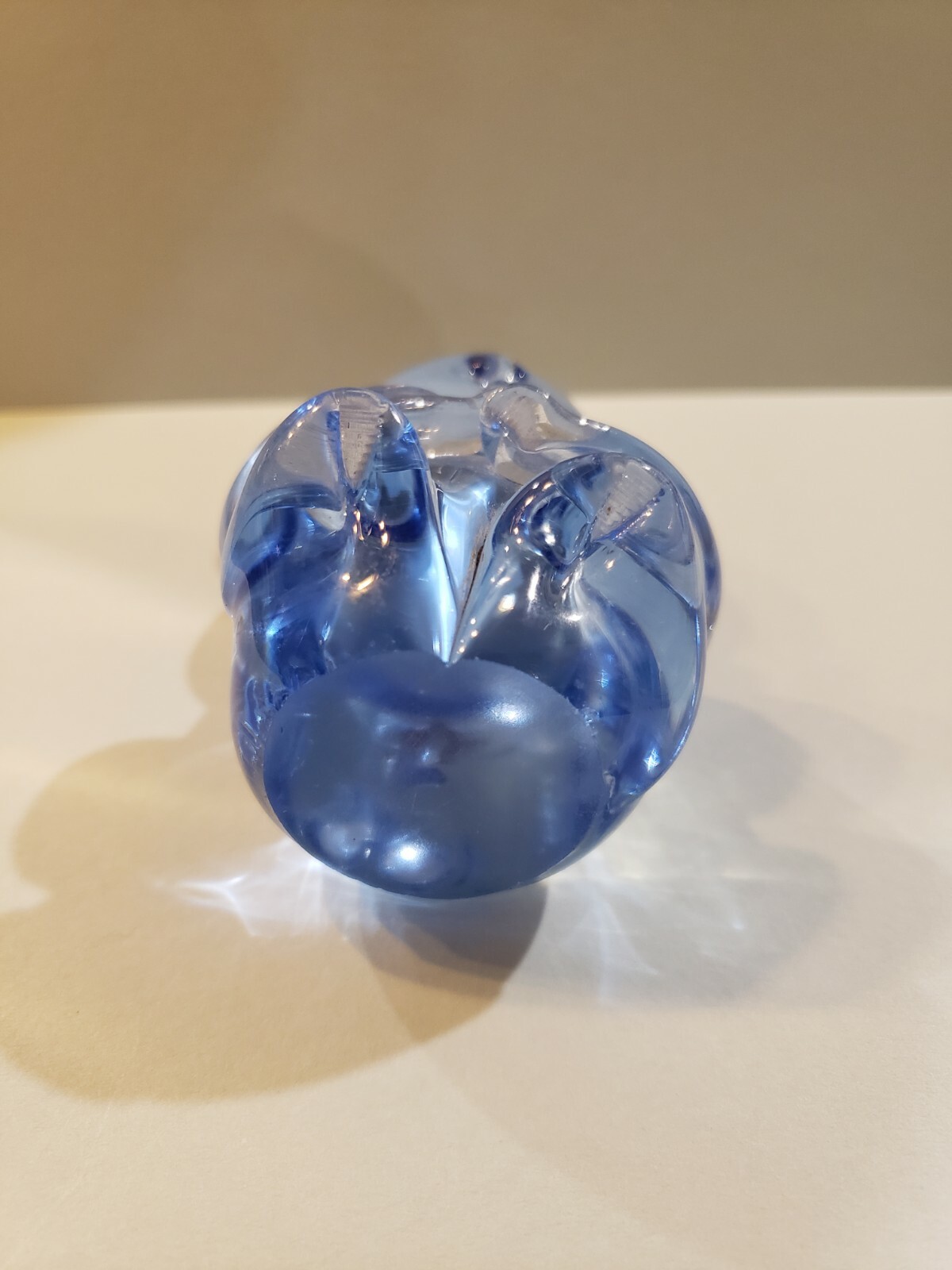Glass Bear Blue Koala 90s US Commemorative Fine Art Gallery Paperweight 3″