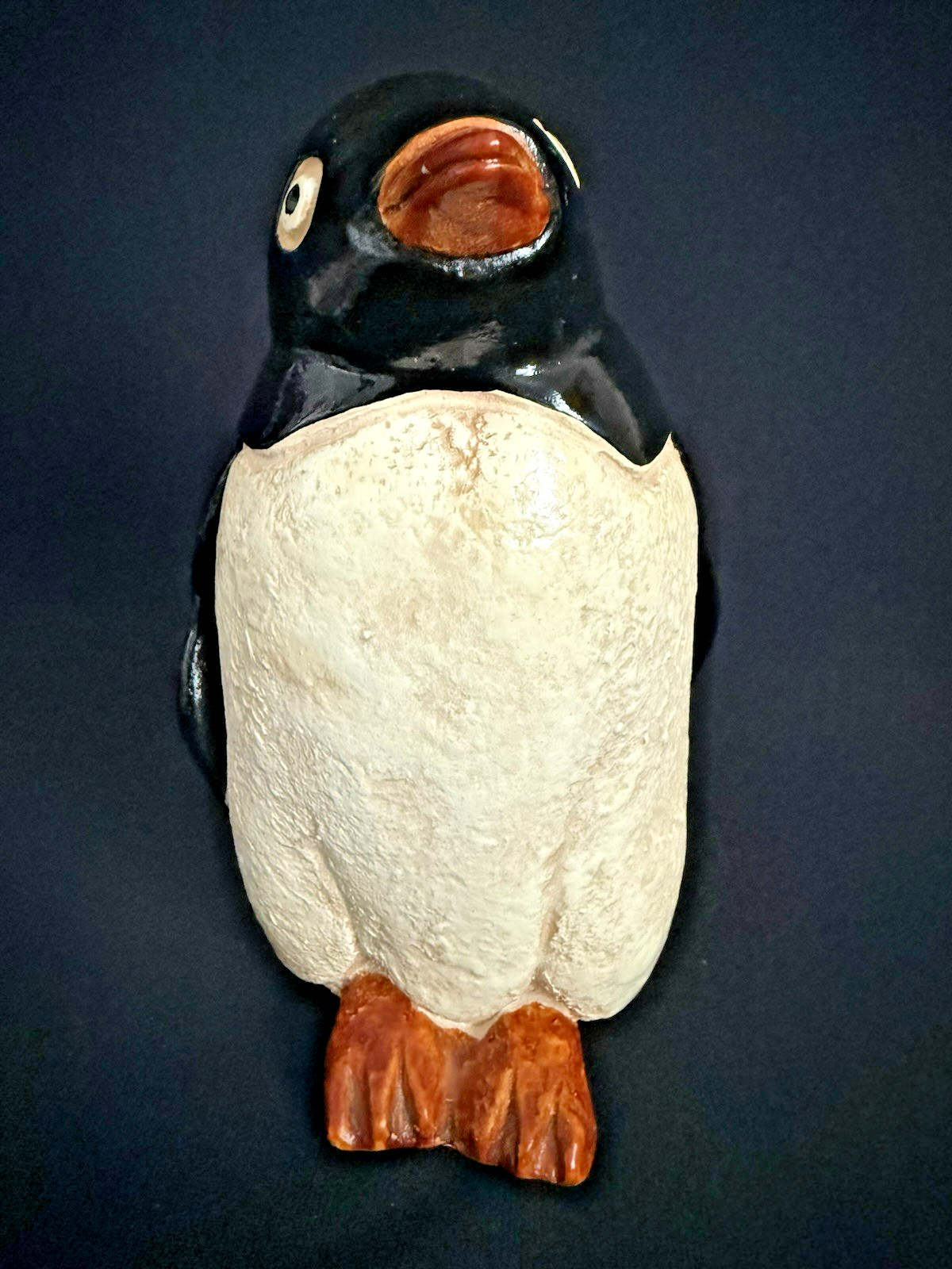 Jaru Pottery MCM 1974 Penguin Sculpture by Jaru USA 7.5 ” tall Exquisite Work