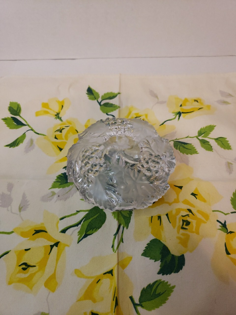 Irving W. Rice & Co. (Irice) Imperial Glass Art Nouveau Box Candy Dish Mcm