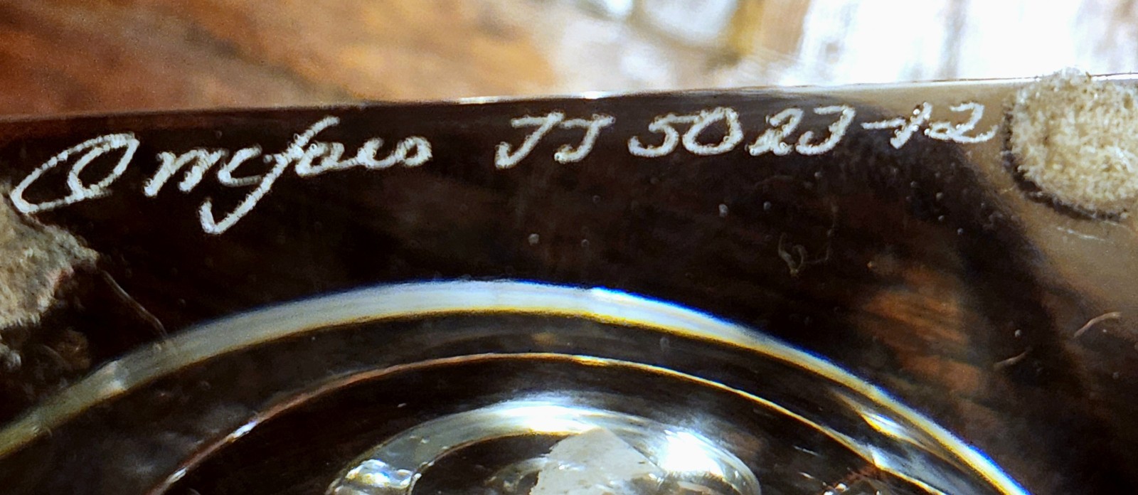 Orrefors Horizon Crystal Bowl Jan Johansson Sweden Hand Etched JJ 5023 12