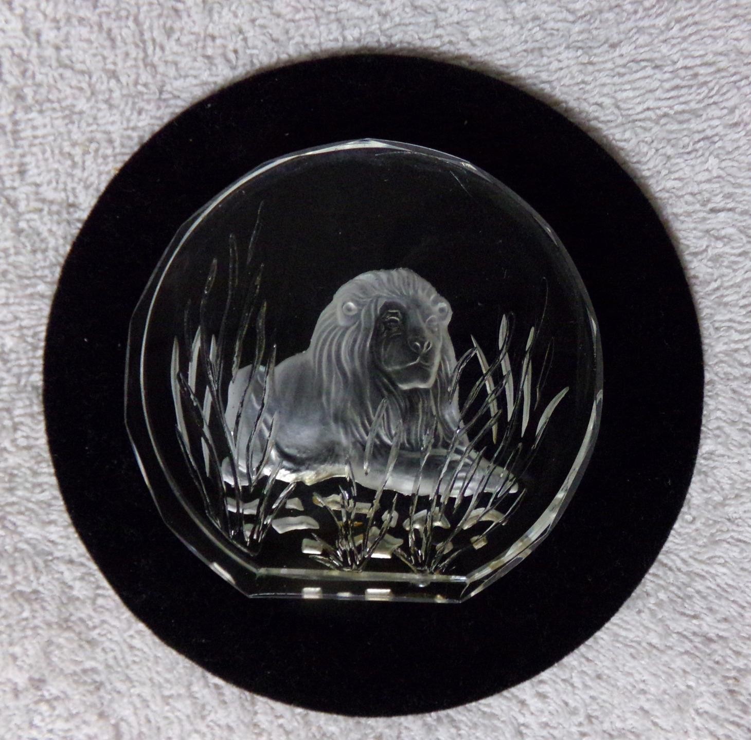 Danbury Mint Wildlife Crystals Lion Panther Bear Koala Paperweight Lot 4