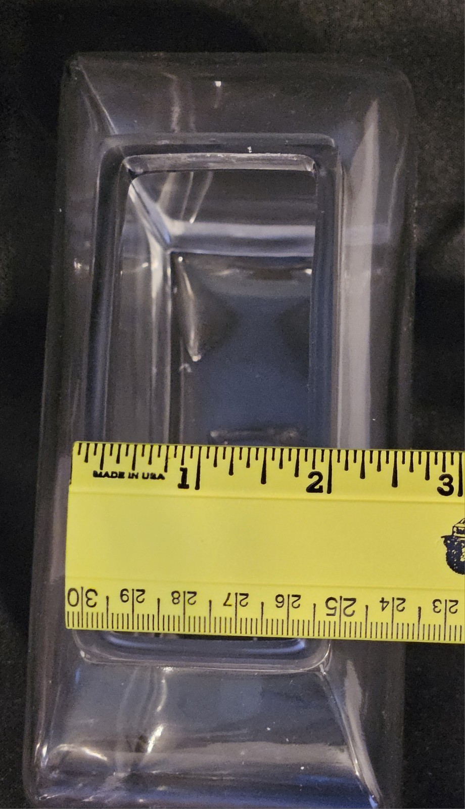 Sierra Pacific Crafts Clear Glass Rectangular Vase NIB