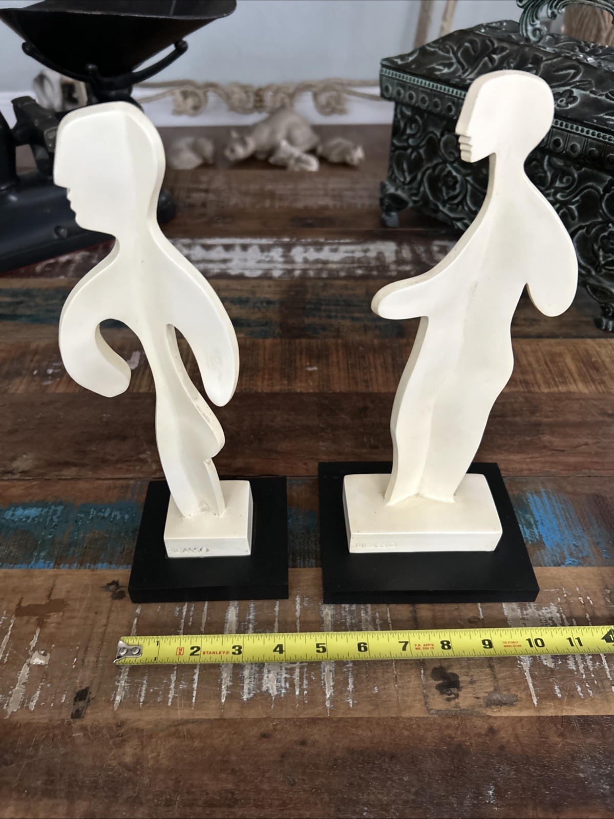 Pablo Picasso “L’Homme“ and “La Femme” Replica Sculptures Marked SC Beautiful!