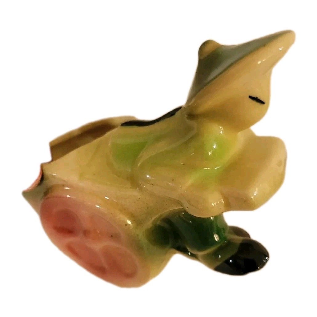 Shawnee Planters Asian Figurines Pottery MCM Vintage Set of 4