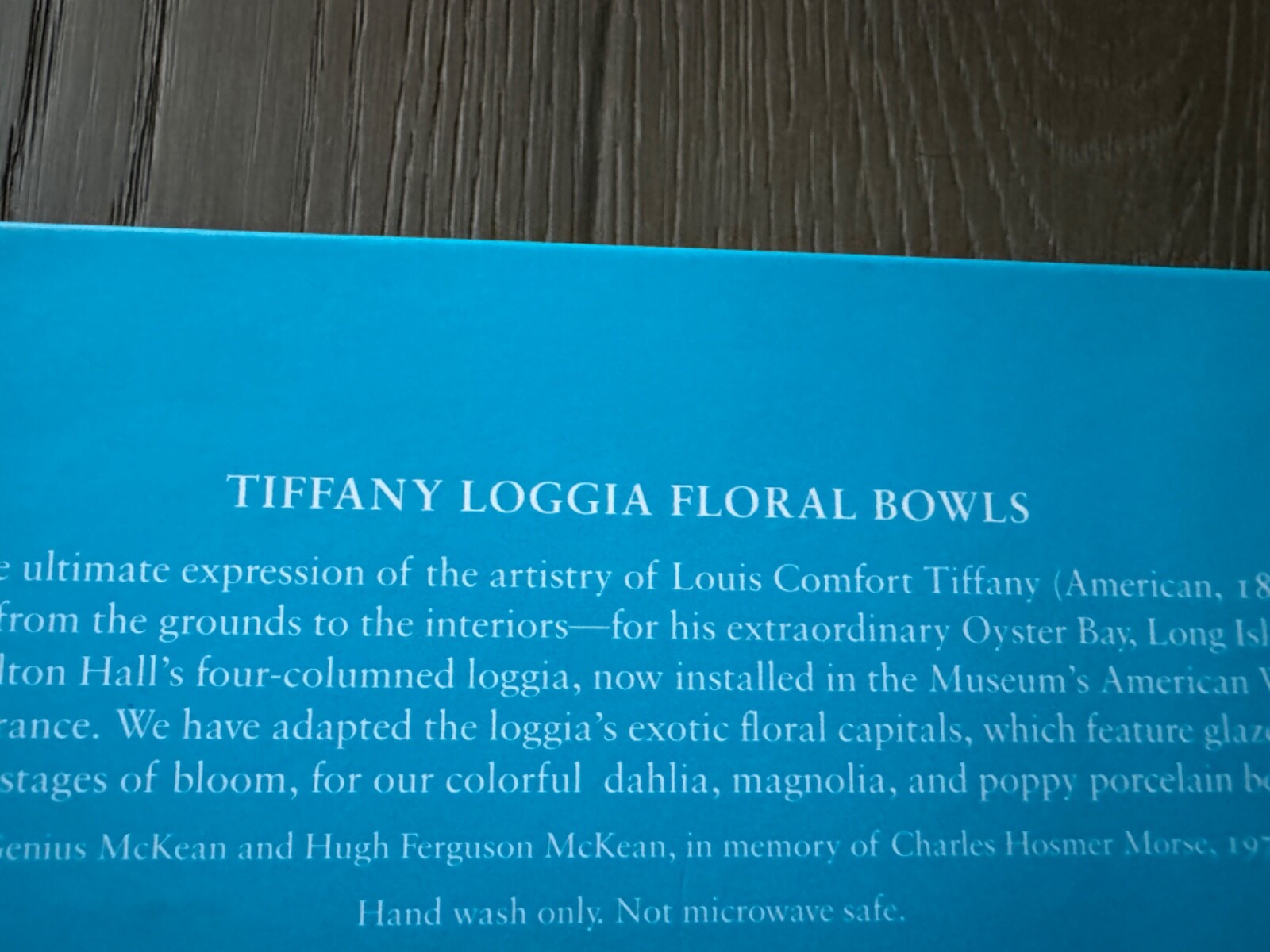 Metropolitan Museum of Art MMA Tiffany Logia Floral Bowls Louis Comfort NIB