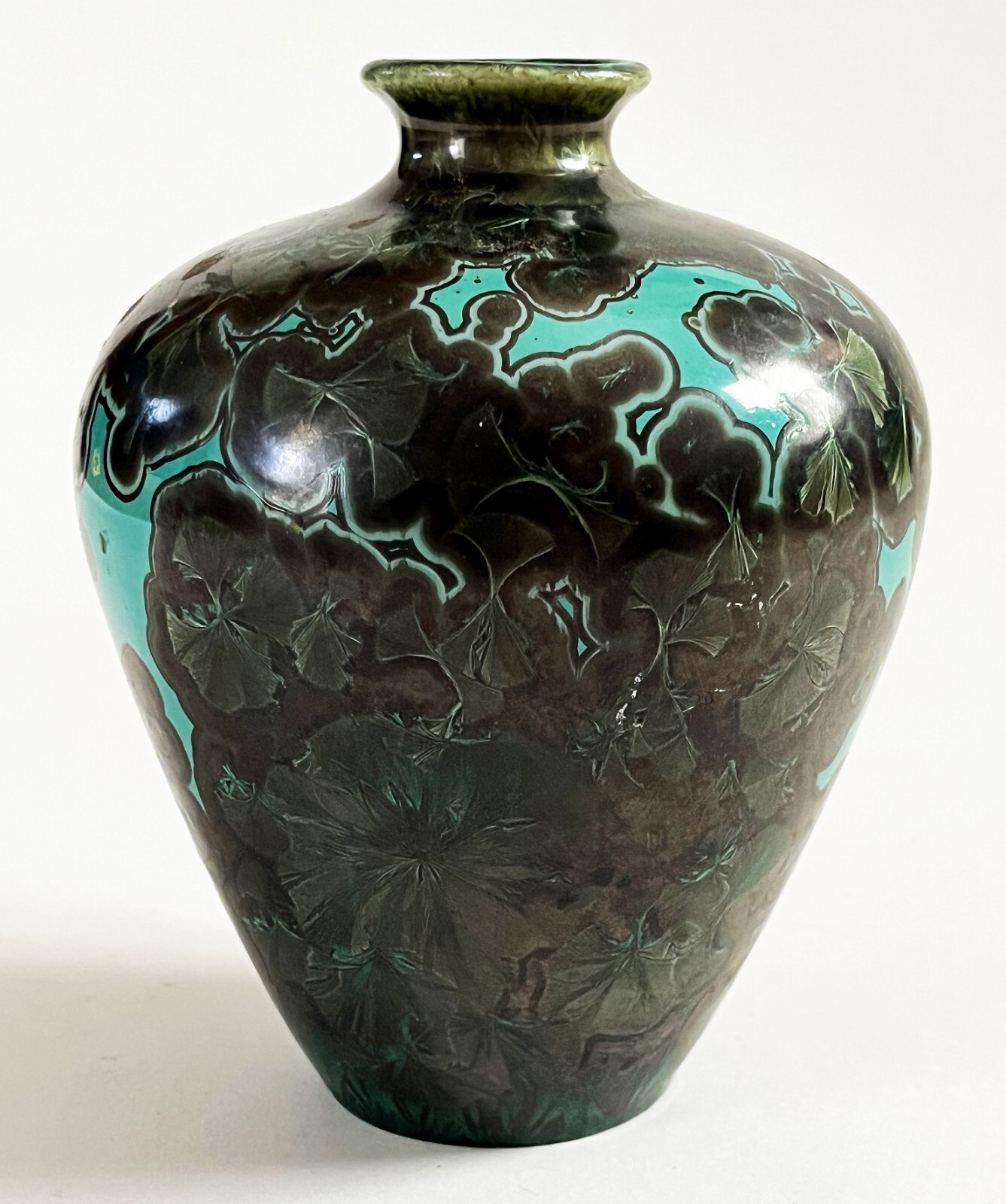 JON PRICE LAGUNA BEACH STUDIO ART POTTERY CRYSTALLINE PORCELAIN WEED POT VASE