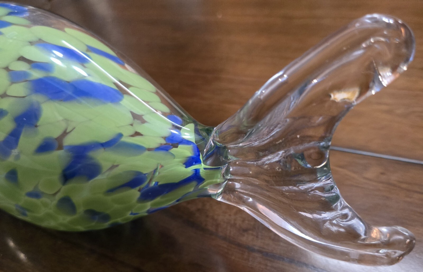14.5″ Art Glass Hand Blown Huge Koi Fish Murano Style Sculpture Figure Statue