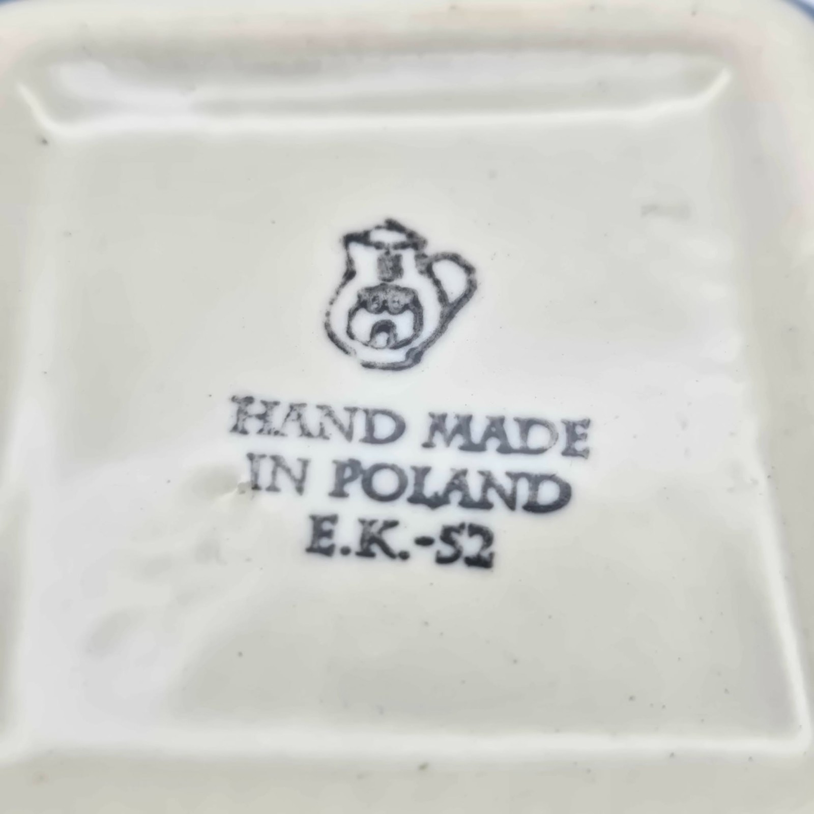 Boleslawiec Polish Pottery 3″ Handmade in Poland E. K-52 Trinket Dish