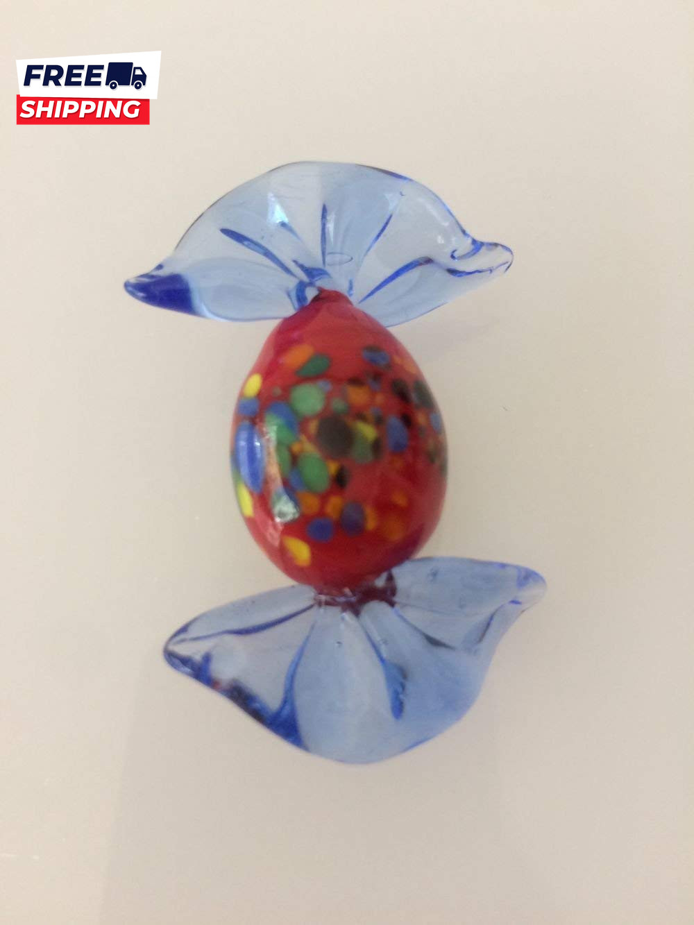 20Pcs Glass Candy Vintage Murano Glass Sweets Wedding Birthday Halloween Christm