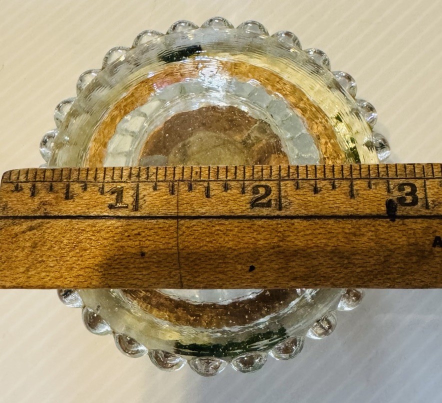 Antique Gillinder Articulated moving turtle glass paperweight Souvenir