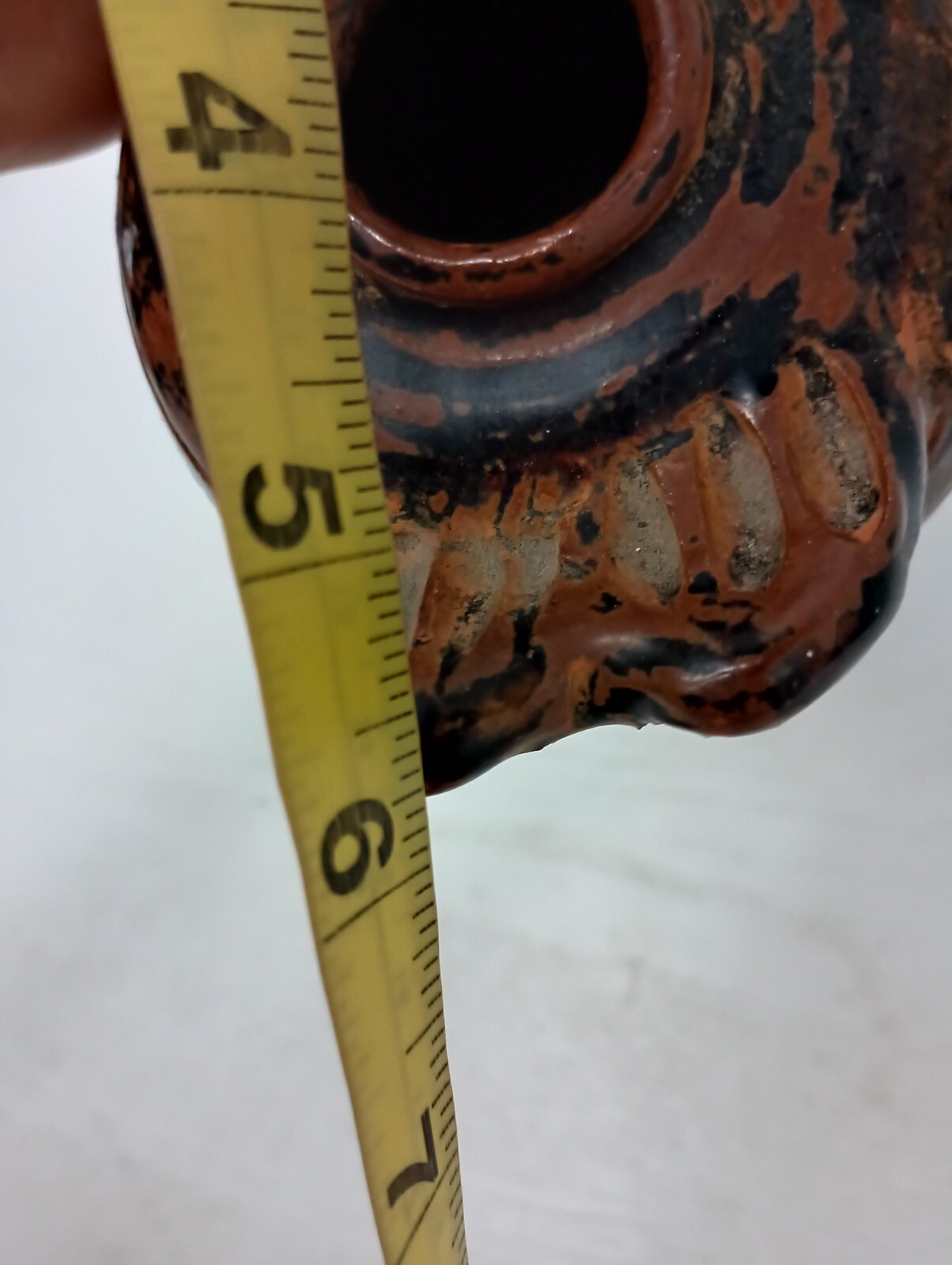 Antique Kissing Ducks Vase Vessel Asian Pottery Primitive Rustic Terracotta