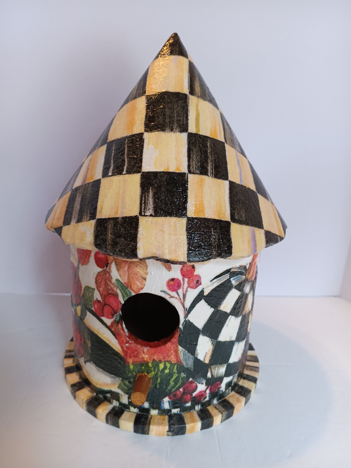 FITS WITH MACKENZIE C. FALL PUMPKIN BIRDHOUSE, MADE BY ME